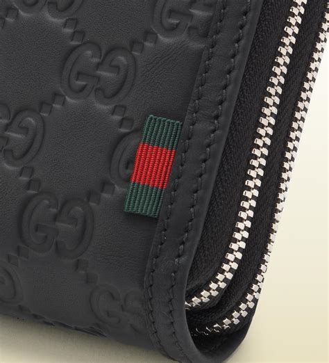 gucci zip around wallet men's|gucci zip around wallet small.